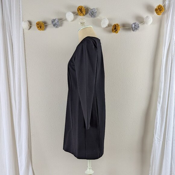 J. Crew Black Ponte Sheath Dress - Size Small - Picture 3 of 15